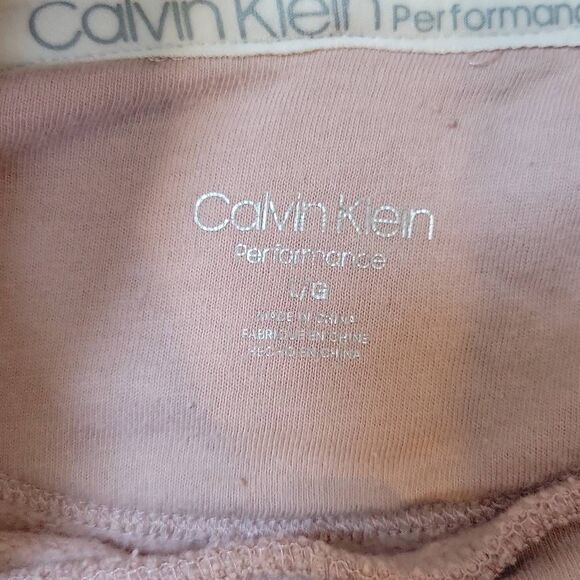 Calvin Klein Sweatshirt Womens Rosy Gray Cowl Neck Size L - Picture 6 of 8